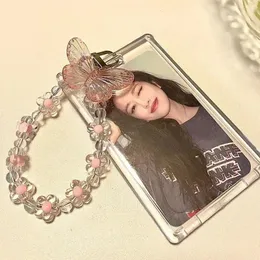 Kartenhalter Busabdeckung Schlüsselanhänger Ornamente Schmetterling Anhänger Halter Idol Pos Kpop Pocard Kinder Geschenk