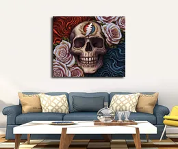 Decorazioni per la casa Stampa pittura a olio su tela Wall Art Winters Grateful Dead Blue3434477