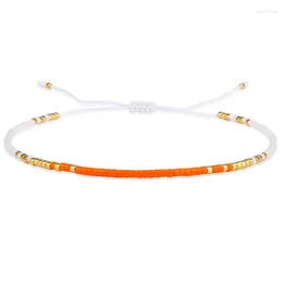 Strand Kelitch Orange Color Bracelets Bransoletki