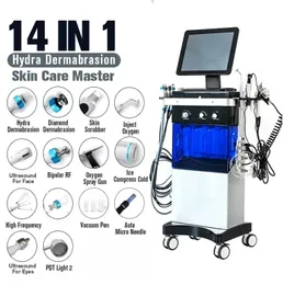 14 in 1 Dermabrasion Hydra Beauty Facial Hydro Skinfacials Oxygen Aqua Peelhydra Device Hydrodermabrasion Beauty Machine