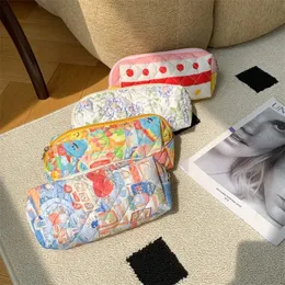 Cosmetic Bags Cases Cute Cartoon Travel Lipstick Brush Storage Bag Coin Purse Women Makeup Handbags Wallet Organizer Pouch Pencil Case 231030