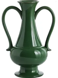 Vases Copenhagen Leichte, luxuriöse Retro-Blumenvase aus französischer Keramik mit Advanced Sense Emerald Home-TV-Schrank und Wohnzimmer-Display