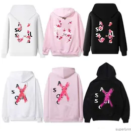 Anty Socials Hoody usa Trendy Clubs Kwiaty Kwiaty krzyżowe Wzór modowy Antyspołeczne Antyspołeczność Swearshirt High Street Jumper H2P9