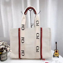 Women handbags woody Tote shopping bag handbag high nylon hobo fashion linen Large Beach bags luxury designer travel Crossbody Shoulder bag Purses 001