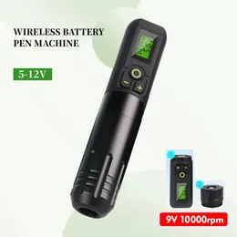 Kit penna a cartuccia wireless per macchinetta del tatuaggio con batterie da 2 pezzi da 2000 mAh Set di jack di conversione RCA per artista 231030