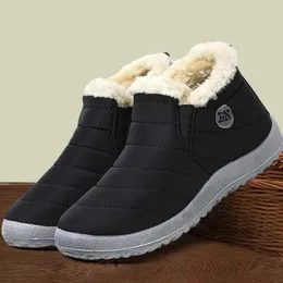 Buty śniegu kobiety moda buty unisex wsuwające się na platformę do kostki, pluszowe zimowe botas mujer 231030