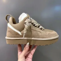 Designer Tazz Tasman Lowmel Sand Trainer stivale con piattaforma Australia stivali da neve donna stivaletti alla caviglia pelle di pecora scarpe da donna invernali da uomo 2023 nuovo ug