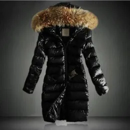 France brand Women Long / short Winter Down Jacket Womens Slim Female Coats Thicken fur Parka Down Coat Clothing Hooded Parkas