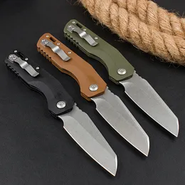 Promocja MSI taktyczna składanie noża M390mk Stone Wash Tanto Point Blade G10 Uchwyt zewnętrzny noża EDC z pudełkiem detalicznym