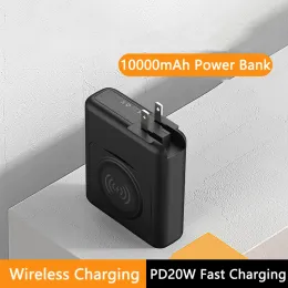 5 w 1 Bezprzewodowy Bank Power Bank 10000 mAh Powerbank dla iPhone'a 14 Xiaomi Huawei 22,5W szybkie obciążenie poverbank