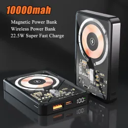 10000 mAh Magicin Power Bank Szybkie ładowanie dla iPhone'a 14 13 12 Pro Xiaomi Huawei 22,5W Szybkie ładowanie przenośne ładowarki Powerbank