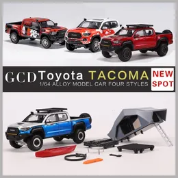 Литая под давлением модель GCD 1 64 Tacoma, автомобильные подарки, коллекция подарков, украшения 231027