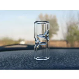 Punte per filtro in vetro mini per pipa da fumo spessa lunghe 30 mm OD12 mm per tabacco pre-arrotolato alle erbe secche con portasigarette Pyrex spesso 2 mm Prezzo all'ingrosso