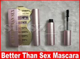 Ögonmakeup volym mascara bättre än sex bättre än kärlek cool svart mascara thinck cruling vattentät förlängning i stock4461883