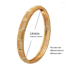 Bangle Ethiopian Bracelts Jewelry 24k Gold Color Bangles For Women Men African/Eritrea/Kenya Habesha Party