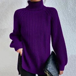 여자 스웨터 C.의 터틀넥 패션 여성 스웨터 니트 슬림 탑 여자 세련된 레저 스웨터 숙녀 달콤한 풀오버 니트웨어 231030