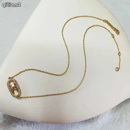 Ce clássico micro incrustado zircão completo diamante colar pulseira brincos cobre banhado a ouro luz moda colar corrente