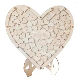 Party Supplies AsyPets Hearts Wedding Decoration Rustic Sweet Guest Book Wishes Bank Drop Box 3D Wooden