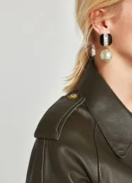 Baumelnde Ohrringe Idealway 6 Farben große Perlentropfen für Frauen böhmische Perlen Statement-Ohrring Party Weihnachten Schmuck Pendientes