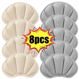 Shoe Parts Accessories 4pairs Insoles Heel Pads Lightweight for Sport Shoes Adjustable Cute Size Back Sticker Antiwear Feet Pad Cushion Insole 231030
