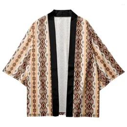 Mäns sömnkläder vintage stil kimono mantel taoist sommar casual badrock rayon cardigan skjortor loungewear japanska män hem kappa jacka jacka