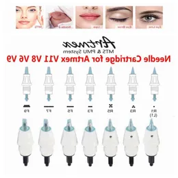 20st ArtMex V6 V8 V9 V11 Ersättningsnålar Catroner PMU Body Art System Permanent Makeup Tattoo Needle Derma Pen SDPIB