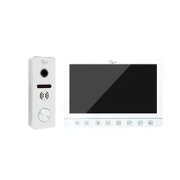 ビデオドアベルカメラインターコムシステムICカードを備えたTuya 7インチ画面Accessコントロールスマートセキュリティデバイスのアパートのスマートセキュリティデバイス
