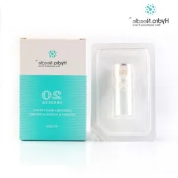 Hydra Needle 20 pin Aqua Micro Channel Mesoterapia titanio Aghi d'oro Sistema Fine Touch derma roller Applicatore di siero Furcg