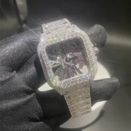 orologio di lusso con diamanti moissanite orologio ghiacciato orologio da uomo di design per uomo orologi con movimento automatico montre di alta qualità Orologio. Montre de luxe l36