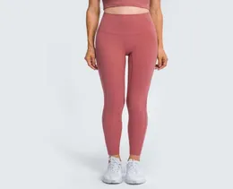 Naken Yoga Outfits Pants Women Leggings High Elastic Slim Fit Sports Tights Fitness Running Gym kläder Lady Girl Casual Workout FU3162554