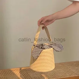 Sacs à bandoulière Bow Bucket Braid Bag Dernier sac à bandoulière une pièce pour femmecatlin_fashion_bags