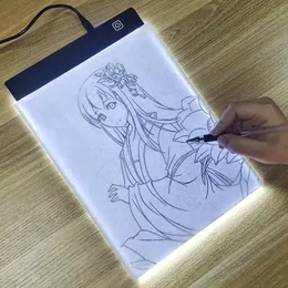 インテリジェンスおもちゃ3レベルの調光鉛描画コピーパッドボードベビートイA4創造性絵画教育おもちゃの子供ギフト231030