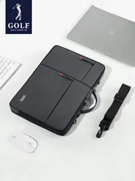 Портфели GOLF, сумка для ноутбука, мужской деловой рюкзак на плечо, многофункциональный противоударный модный защитный рукав, сумка 15 дюймов 231030