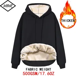 Erkek Ceketler Sonbahar Kış Kambası Erkek Hoodies Hoodies Düz Renk Sıradan Sıcak Sweater Kalın Kapşonlu Külot gevşek Uzun Kollu Sweatshirt 231030