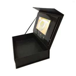Party Supplies Sense of Ceremony 7 Inch TFT LCD Video Advertising Present Box Anpassning presenterar souvenirer