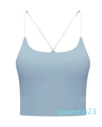 Colete NakedFeel Fitness Tank Mulheres Roupa íntima Sutiãs esportivos Casual Gym Workout Tops