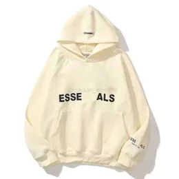 Mode lyxiga män tröjor spår spårar ess essentialhoodies män kvinnor pullover huva tröja lösa runda hals sportkläder kappa gata jackor hoodie0mif