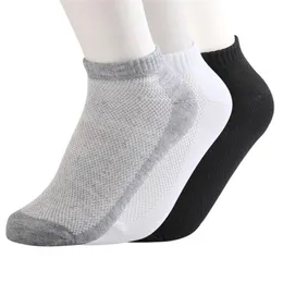 20Pcs10Pair Atmungsaktive herren Socken Kurze Knöchel Socken Männer Solide Mesh Hohe Qualität Männlichen Boot Unsichtbare Cotton238d