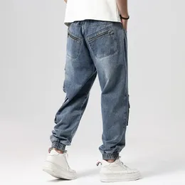 Mens Jeans Plus Size M8XL Fashion Men lastbyxor Multpockets Tactical Jean Streetwear Hip Hop Casual Male Denim Trousers 231027