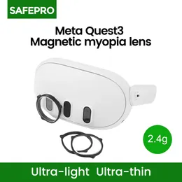 3D -glasögon magnetiska myopi lämplig för Meta Oculus Quest 3 Anpassade VR -tillbehör med magnetframe och blått ljus som blockerar 231030