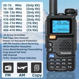 Walkie Talkie Quansheng UV 5R Plus Portable AM ​​FM Two Way Radio Commutator VHF Station K5 Mottagare Ham Trådlös Set Long Range 231030