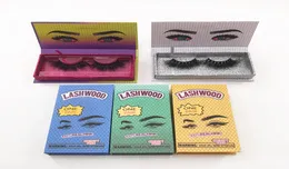 New Lashwood Eyelash Box Box Magnetic Eyelash Box مطبوعة العين المخصصة مربع رمش مخصص من علامة خاصة بالكامل 5616911