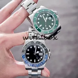 ساعات الرجال مصمم Pepsi Circle Green Dial 904L 40mm حركة ميكانيكية أوتوماتيكية Orologio Diamond Bang Jason 007 Women's Designer Watches