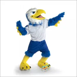 2024 college Handsome Eagle Mascot Costume Cartoon Anime Postacie Posta