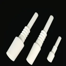 Mini Ceramic Nail 10mm Male Ceramic dabber Smoking Accessories 14mm 18mm Tip For Glass Bongs Water pipe quartz Titanium