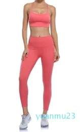 Female High Wist Pantspush Up Leggings Fitness Gym Clothing Tights Sports Suit Bras Workout Skims