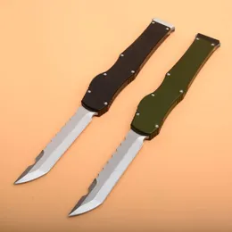 Specialerbjudande ha lo vi ha lo 6 taktisk kniv (4,4 "satin) enkel action helvete bladkniv med säkerhetslålig överlevnad edc växel knivar