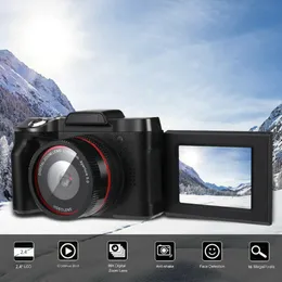 デジタルカメラフルHD 1080p 16MPプロフェッショナルビデオカムコーダーブロギングフリップセルフィーポイント撮影