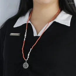 Hänge halsband c quan chi buddha pärla halsband för kvinna handgjorda bön pärlor lång sträng