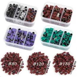 50/75/100Pcs Nail Drill Bits Pedicure Caps Sanding Bands Nail Sander Tip Manicure Heads Gel Removal Cutters Drilling Accessories Nail ToolsNail Drill Accessories